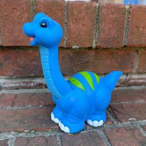 Vintage Fisher-Price Little People Blue Brontosaurus Dinosaur